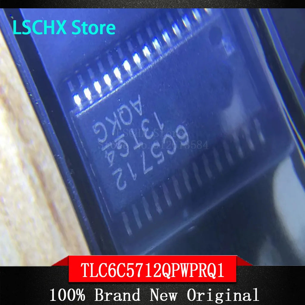 5pcs TLC6C5712QPWPRQ1 HTSSOP-28 Automotive 12-Bit LED Driver IC LED Driver IC Axl