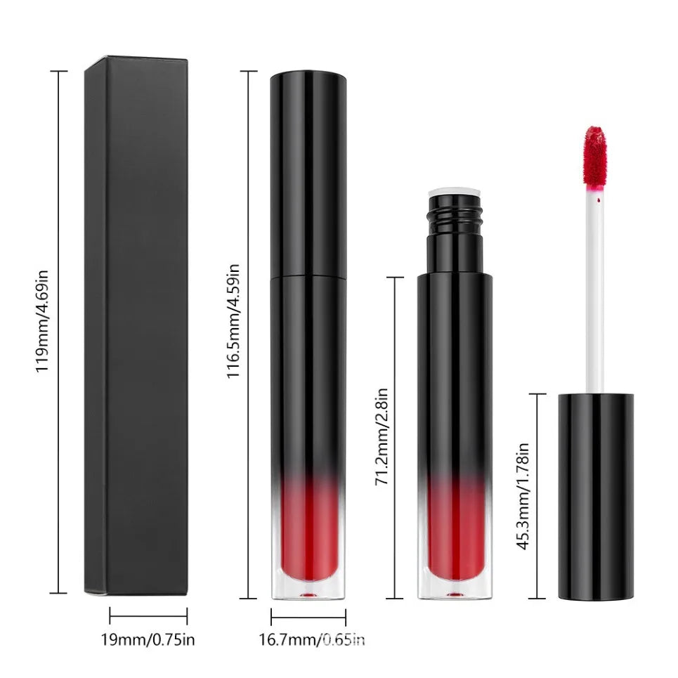 Waterproof Matte Liquid Lipstick – Vegan Custom Label Lip Gloss Liquid Lipstick Axl