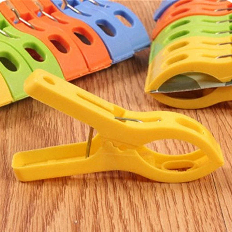 8-Pack Large Windproof Clothespins – Heavy-Duty Spring Clamps Clothespins Clamp Set Axl
