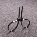 Nylon Flex Cuffs – Disposable Double Zip Tie Restraint Cuffs Disposable Flex Cuffs Axl Black