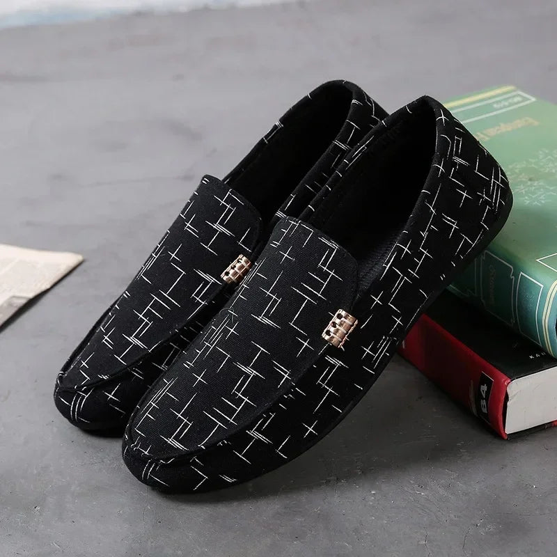 Men's Slip-On Loafers – Breathable Soft Moccasin Casual Shoes Men's Loafers Axl