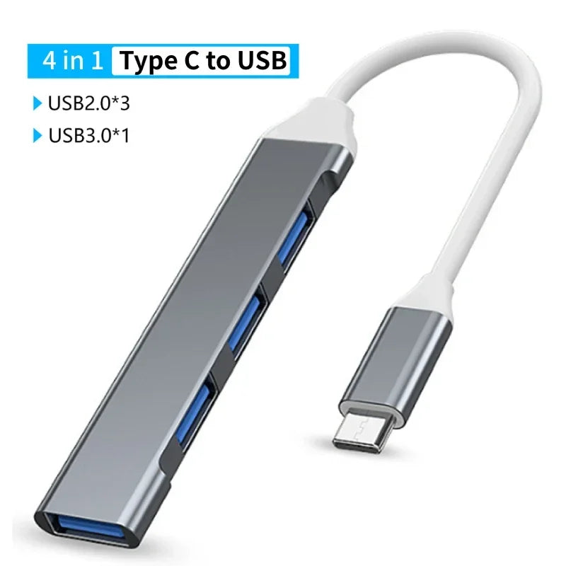 USB-C Hub 6-in-1 | 4K HDMI, SD/TF Card, PD Fast Charge USB-C Docking Hub Axl 4 in 1 Type C-1