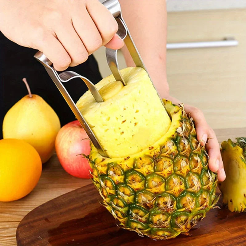 Stainless Steel Pineapple Corer Slicer & Peeler Tool Fruit Corer Slicer Axl