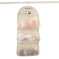 3-Tier Hanging Mesh Bag – Wall-Mounted Underwear & Sock Organizer Hanging Storage Organizer Axl 1pc