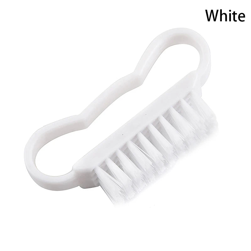 Nail Art Dust Brush – Manicure & Pedicure Cleaning Tool Nail Cleaning Brush Axl White