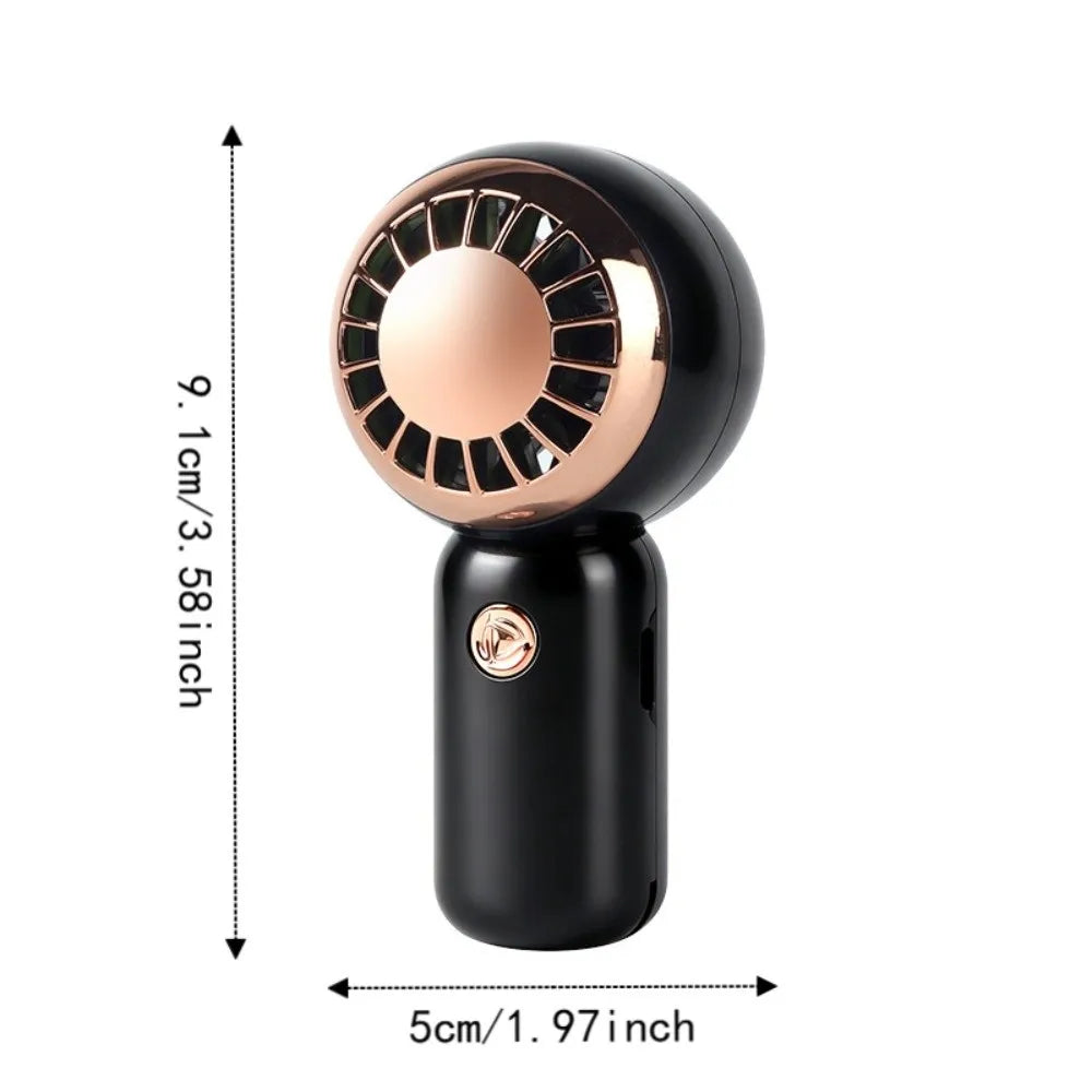 Mini Portable Handheld Fan – 3-Speed USB Rechargeable Pocket Fan Portable Personal Fan Axl