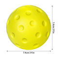 Silent PU Foam Pickleball Training Ball – Indoor Practice Pickleball Training Ball Axl Yellow