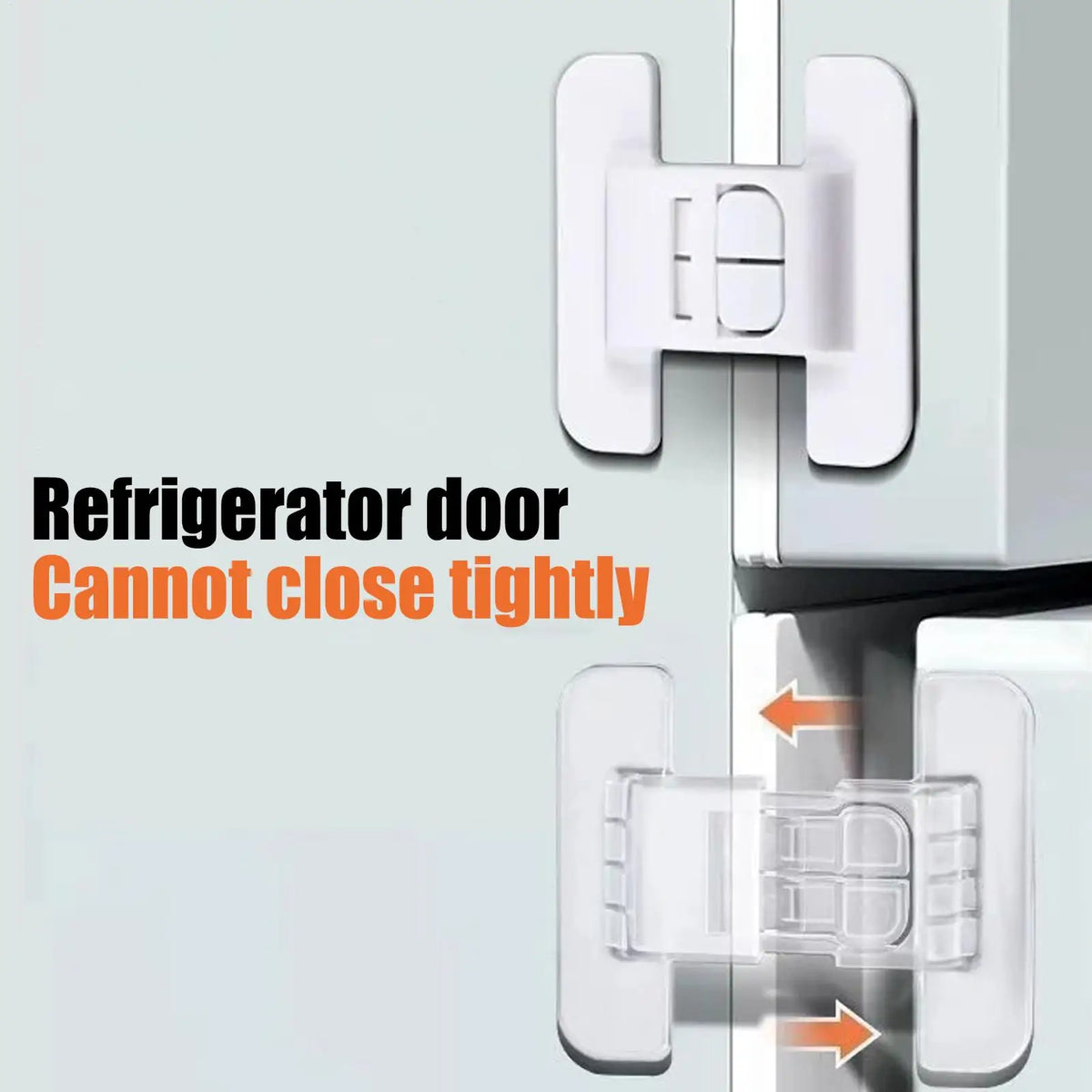 Self-Adhesive Fridge Door Lock – No Drill Cabinet Closer Fridge Door Lock Axl