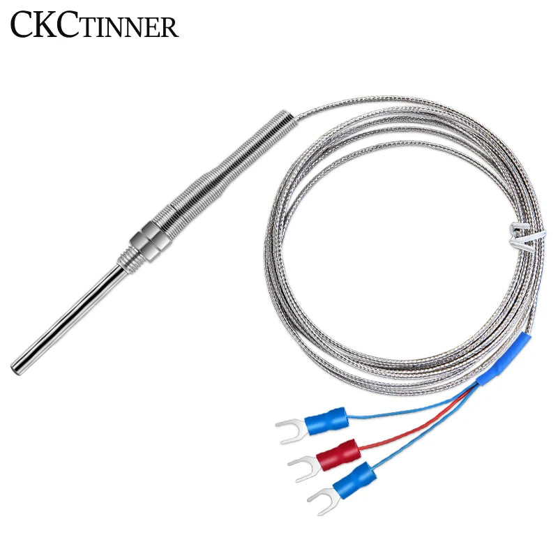PT100 Thermocouple M8 Temperature Sensor Probe -200–600°C Temperature Sensor Axl