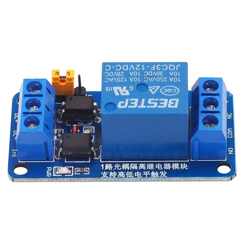 1-Channel Relay Module 3.3V–24V Dual Optocoupler Isolation Relay Module Board Axl