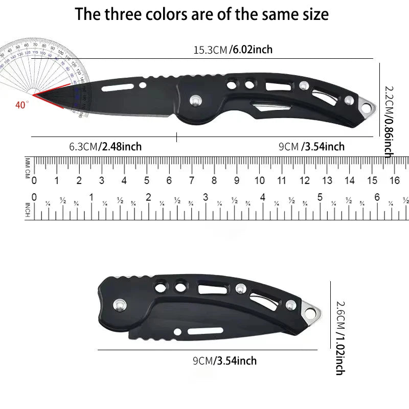 Portable Stainless Steel Folding Knife – Camping & Outdoor Folding Pocket Knife Axl