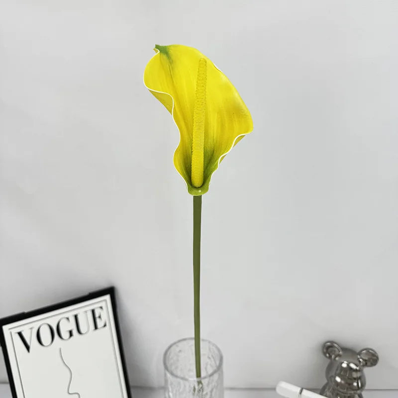 8-Piece Real Touch Anthurium Artificial Stems 73cm | Floral Décor Artificial Flower Stems Axl 1