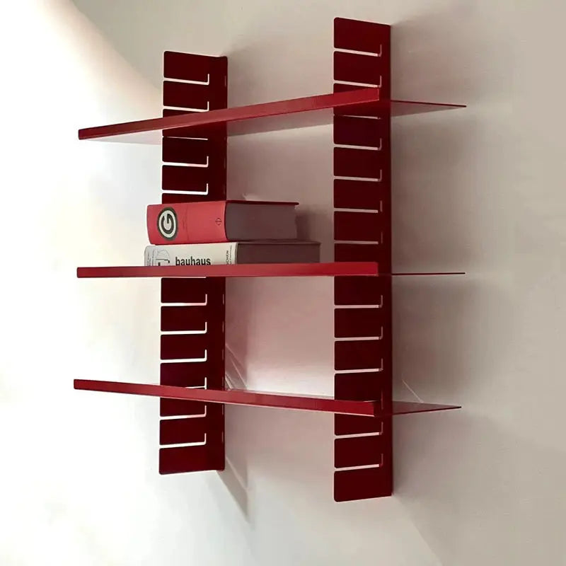 Nordic 3-Tier Floating Wall Shelf – Metal Display Storage Rack Floating Wall Shelf Axl