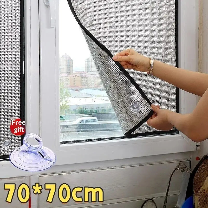 Aluminum Foil Window Sun Shade Film – Anti-UV Heat Insulation