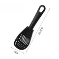 Multifunctional Cooking Spoon – Potato Masher & Garlic Press Multifunctional Kitchen Spoon Axl Black