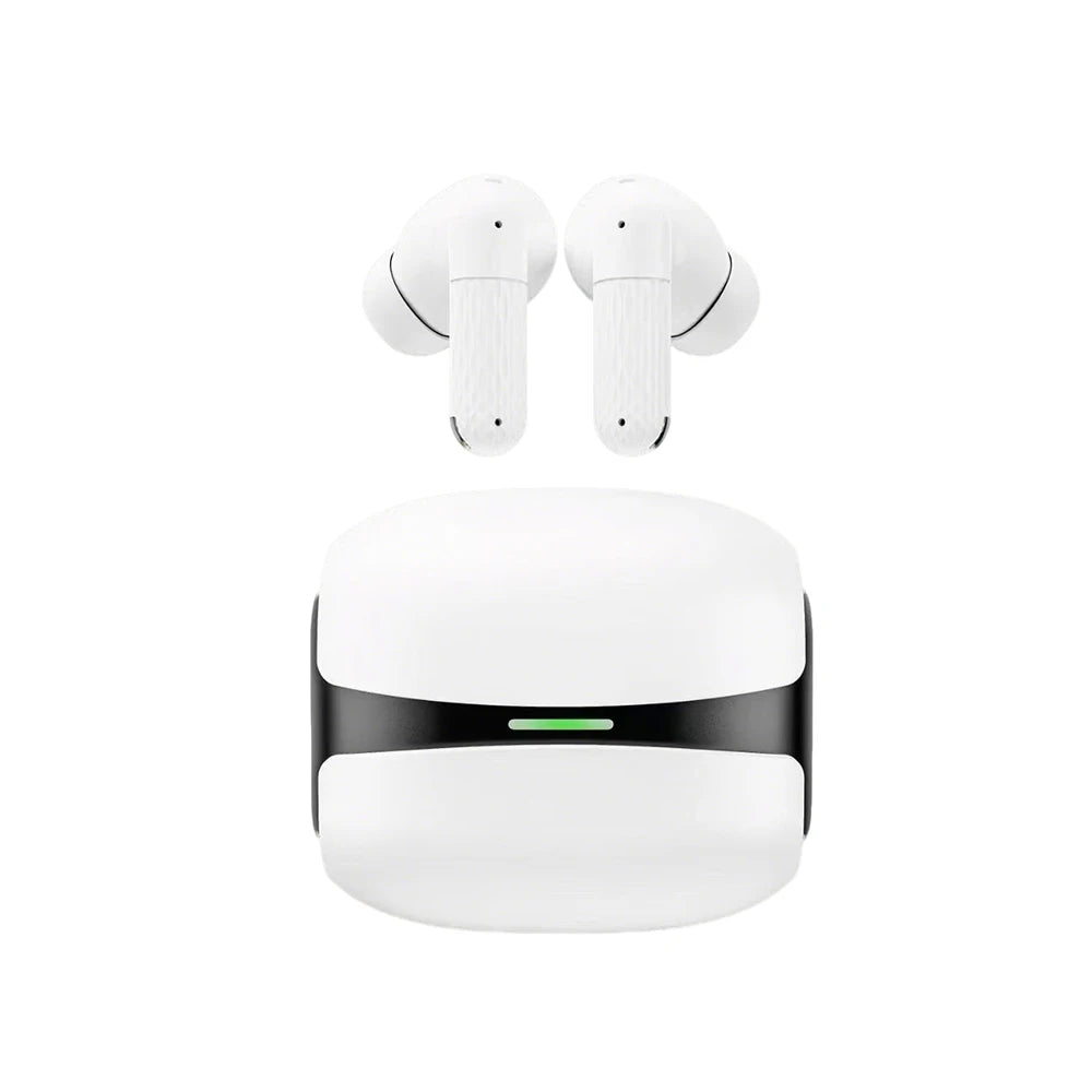 Bluetooth 5.4 TWS Earbuds – HiFi Sound, Touch Control & Gaming Wireless TWS Earbuds Axl WHITE