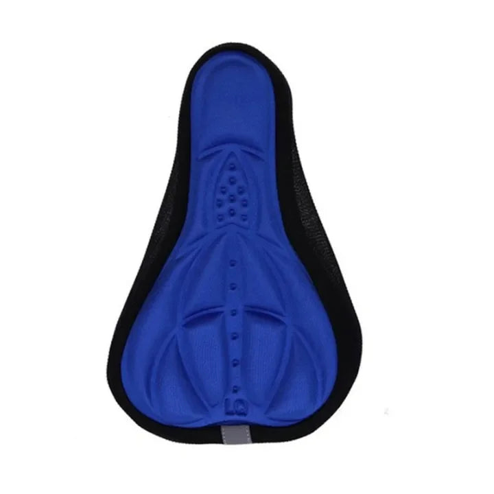 3D Gel Bike Saddle Cover – Soft Cushioned MTB Seat Pad Bike Saddle Cover Axl Blue