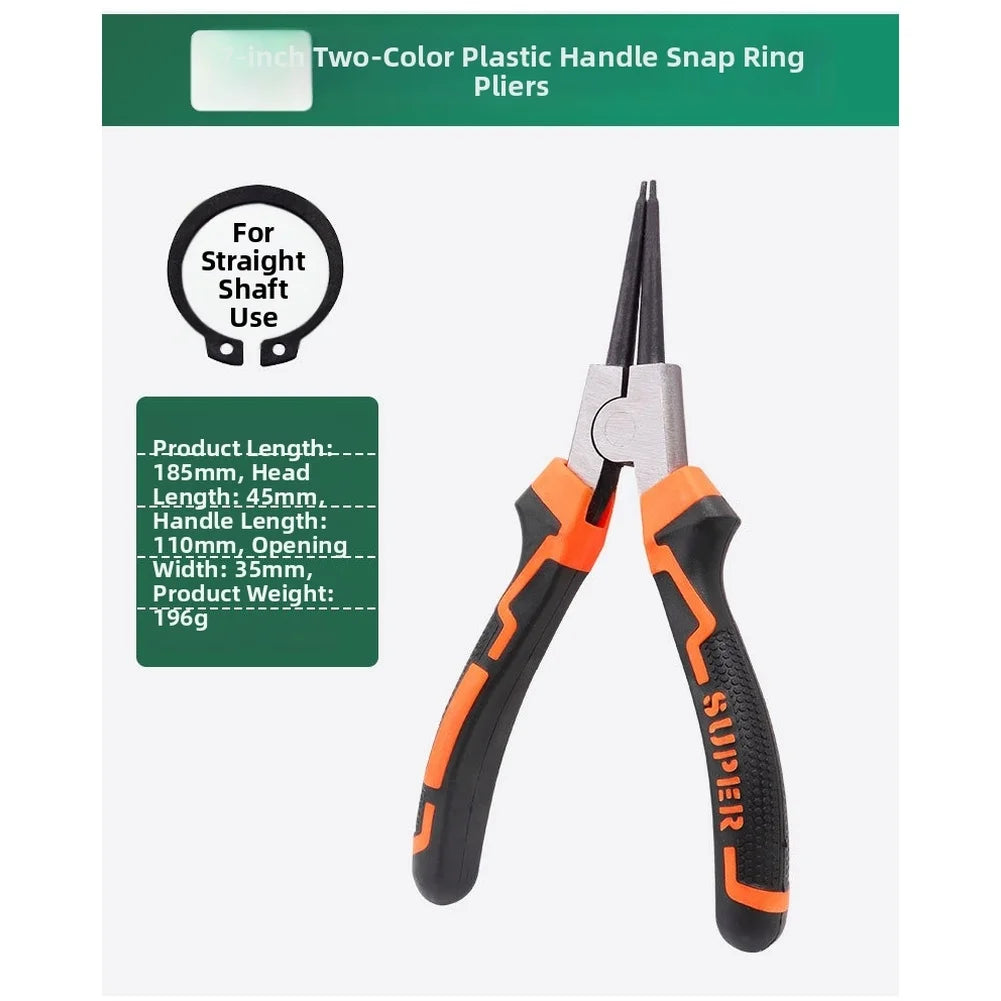 7-Inch Snap Ring Circlip Pliers – Inner & Outer Retaining Tool Circlip Pliers Axl type C China Mainland