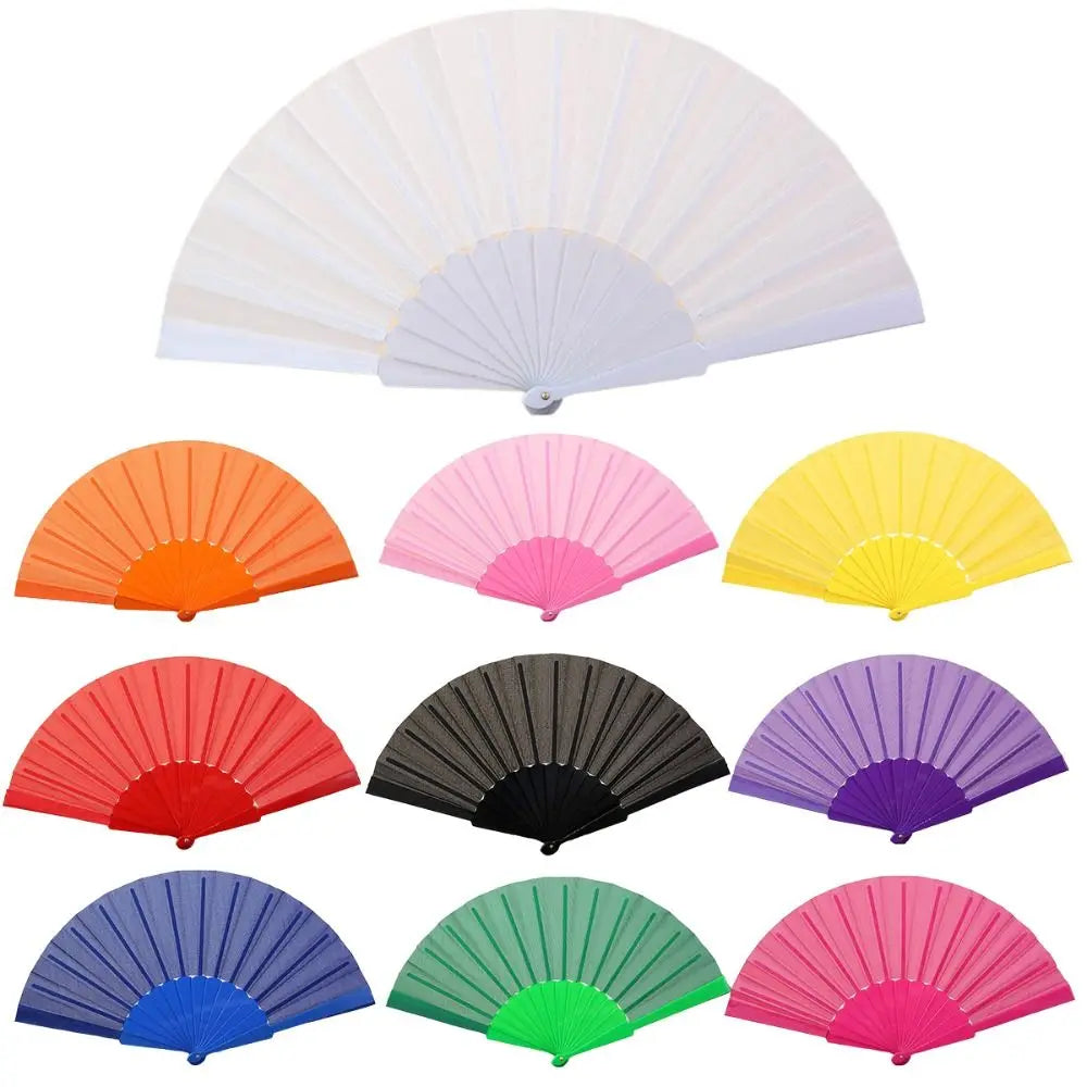 Portable Folding Hand Fan – Weddings, Dance & Cosplay Folding Hand Fan Axl