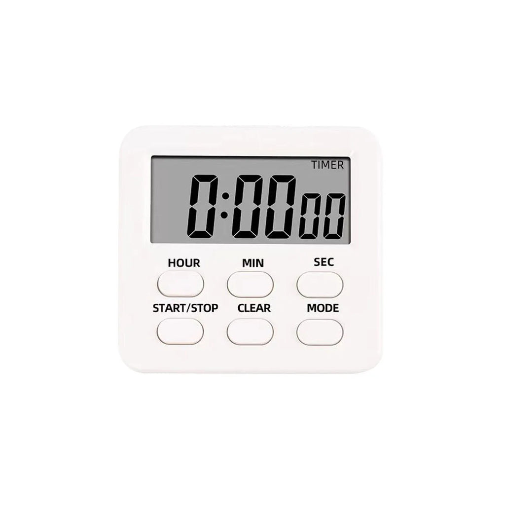 KT THERMO Digital Kitchen Timer & Alarm Clock | Compact Digital Kitchen Timer Axl White