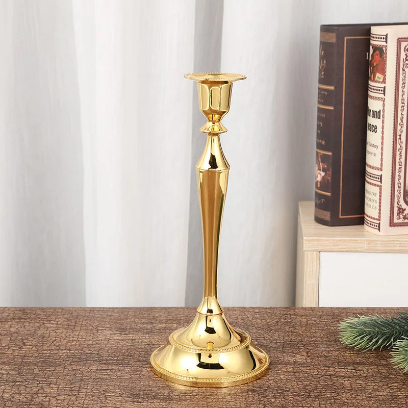 Modern Elegant Candlestick Holder – Vintage Luxury Home Decor Candlestick Holder Axl Gold-1 Head