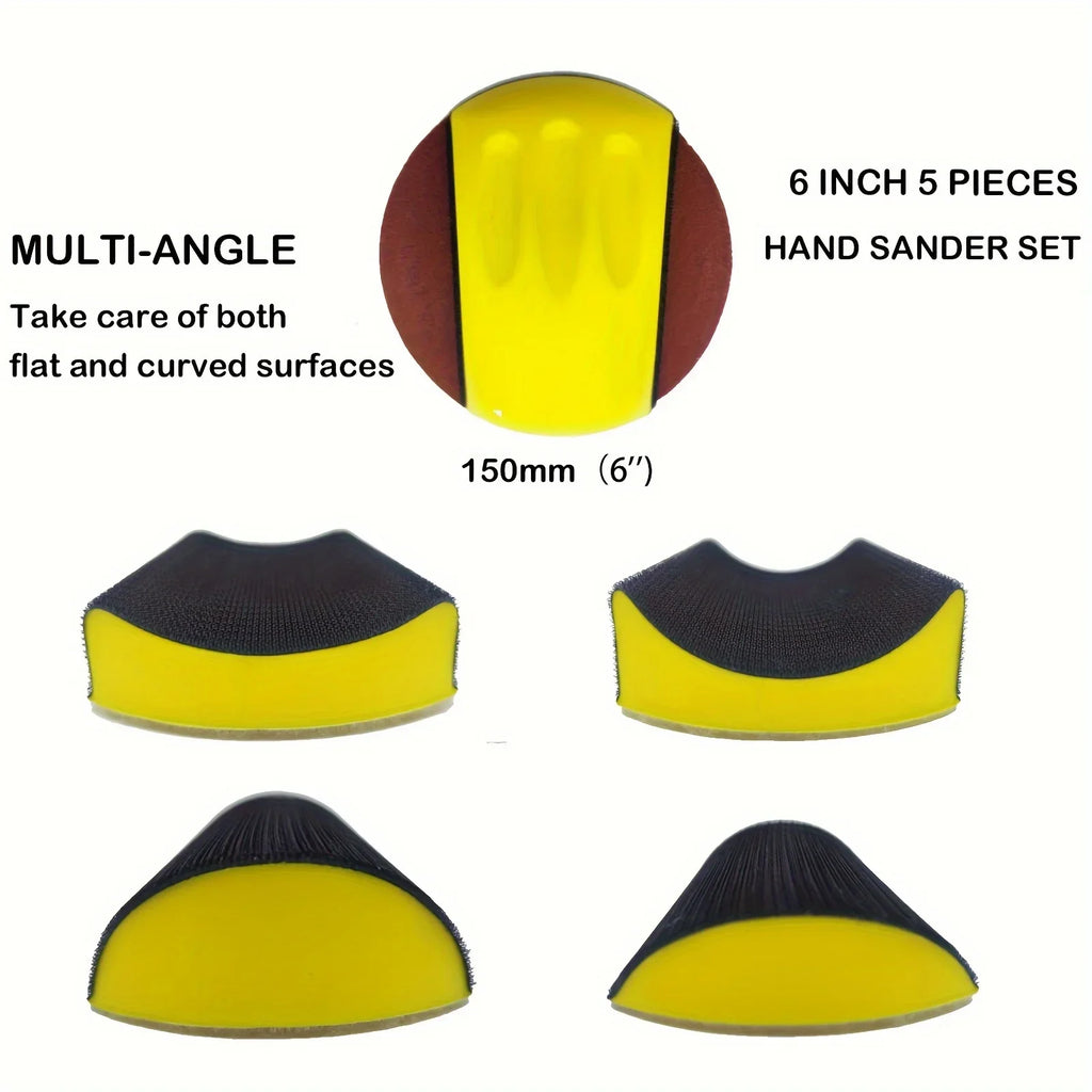 Handmade Sanding Blocks – Rectangular & Mouse Shape Woodworking Sanding Block Set Axl