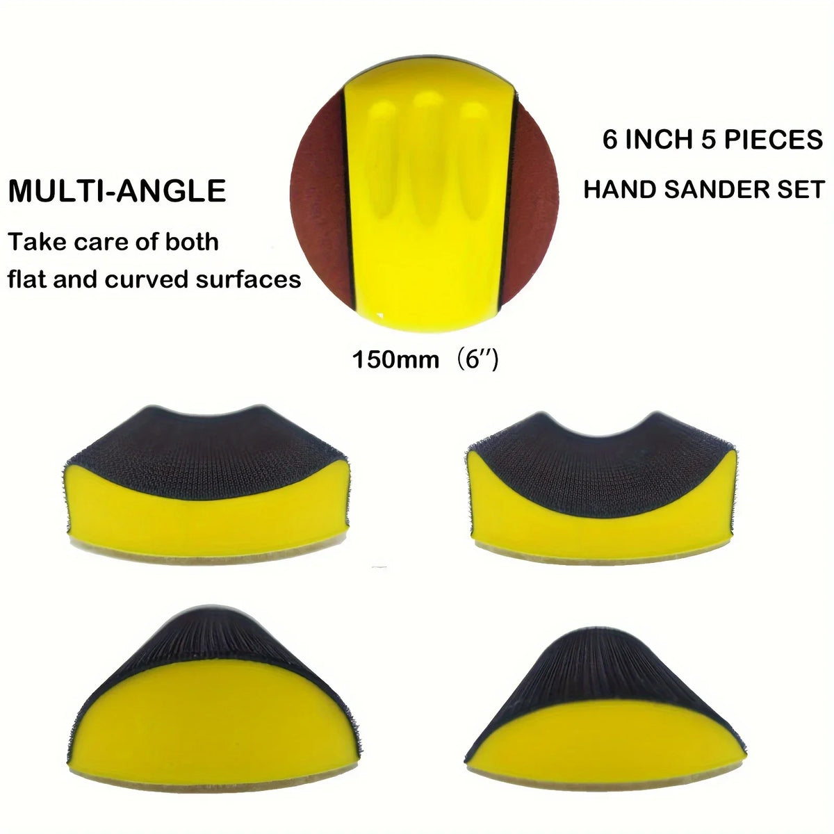 Handmade Sanding Blocks – Rectangular & Mouse Shape Woodworking Sanding Block Set Axl