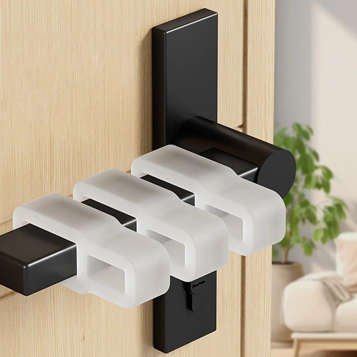 Silicone Door Knob Stopper – No-Drill Wall Protector Cover Door Knob Stopper Axl