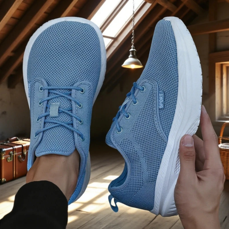 ZULIWAGN Wide Fit Breathable Running Sneakers | Soft Sole Running Sneakers Axl