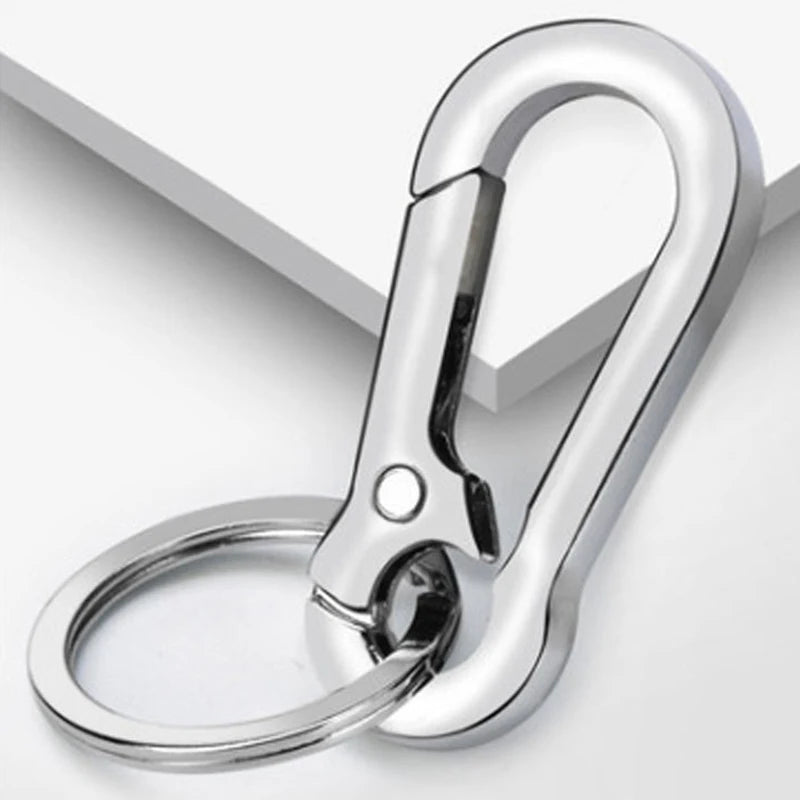 Stainless Steel Gourd Carabiner Keychain – Belt Clip Anti-Lost Carabiner Keychain Axl A1