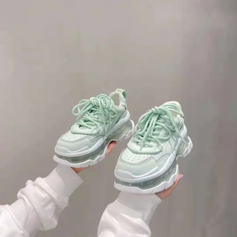 MCDV Women's Chunky Sole Lace-Up Fashion Sneakers Women's Fashion Sneakers Axl