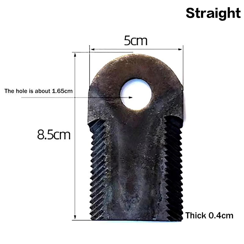 Grass Shredder Serrated Hammer Blade – Lawn Mower Accessory Lawn Mower Blade Axl A2