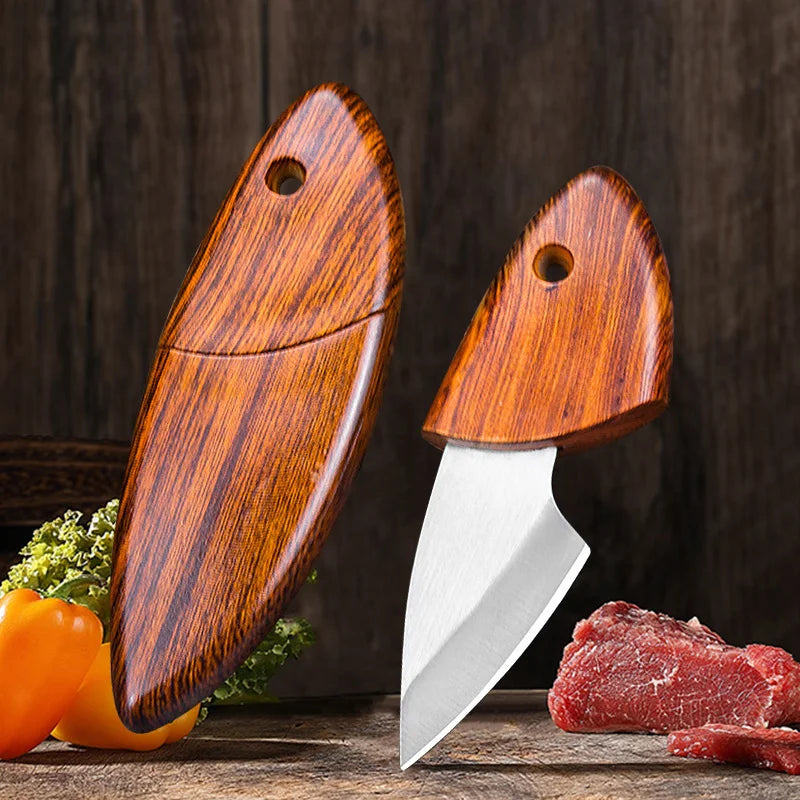 InLeung Mini Stainless Steel Boning & Chef Knife – 5.5" Blade Kitchen Knife Axl