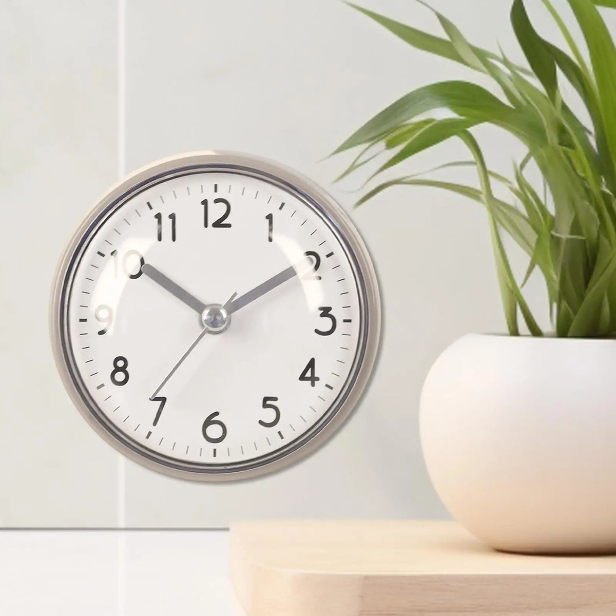 Waterproof Anti-Fog Shower Clock – Suction Mount Digital Waterproof Wall Clock Axl