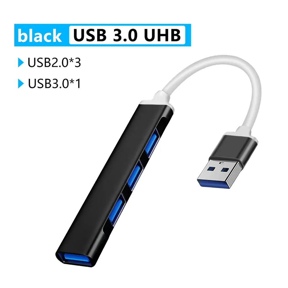 USB-C Hub 6-in-1 | 4K HDMI, SD/TF Card, PD Fast Charge USB-C Docking Hub Axl 4 in 1 USB3.0-1