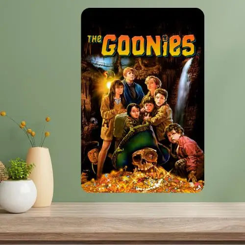 Goonies Classic Movie Metal Poster Sign | Retro Wall Decor Metal Wall Sign Axl aluminum sign aluminum 14x20cm