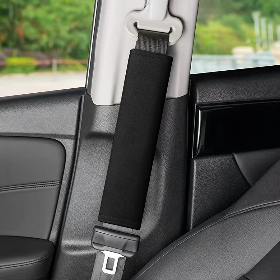 Car Seat Belt Shoulder Pads – Soft Comfortable Covers 2 Pack Seat Belt Cover Axl
