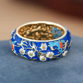 Huitan Blue Flower Ring for Women – Vintage Fashion Jewelry Fashion Ring Axl A1065 9