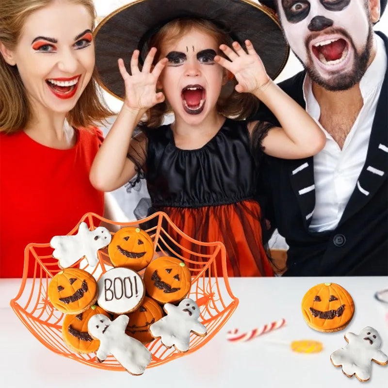 Halloween Spider Web Bowl – Candy Basket & Party Decor Halloween Candy Bowl Axl