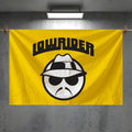 Lowrider Art Flag – Indoor Wall & Outdoor Event Banner Decorative Flag Banner Axl White3 100x150cm
