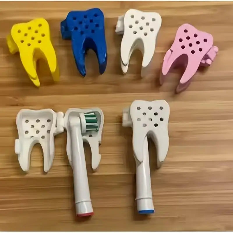 4-Pack Electric Toothbrush Head Covers – Ventilated Travel Case Toothbrush Head Cover Axl