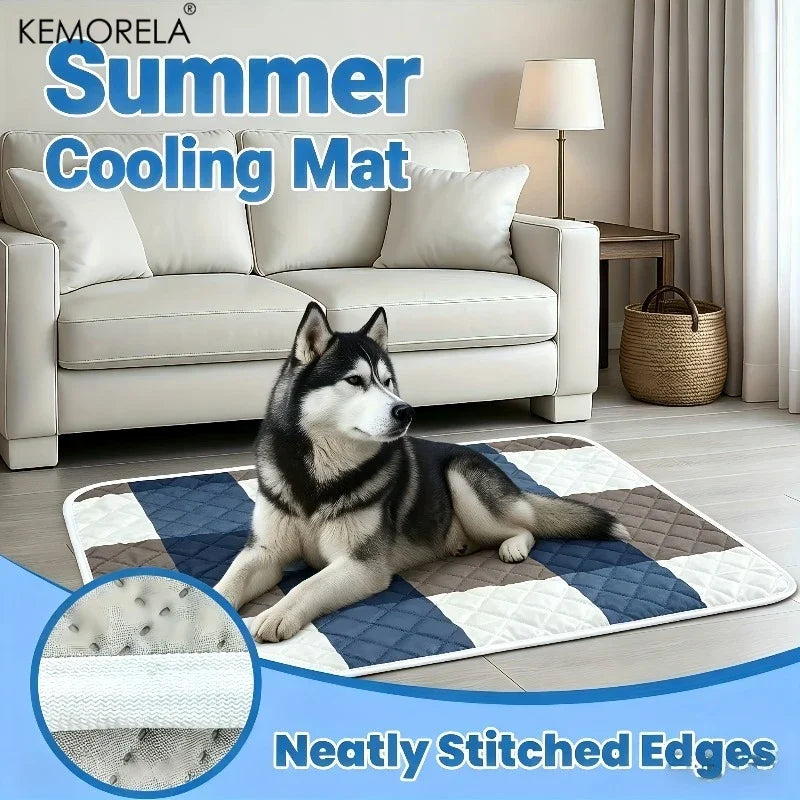 KEMORELA Dog & Cat Cooling Mat – Washable Ice Pad All Sizes Pet Cooling Mat Axl