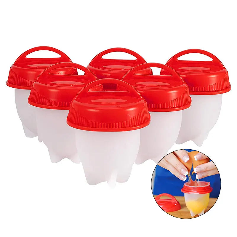 BPA-Free Silicone Egg Poacher Cups | Non-Stick Egg Boiler Set Egg Poacher Set Axl