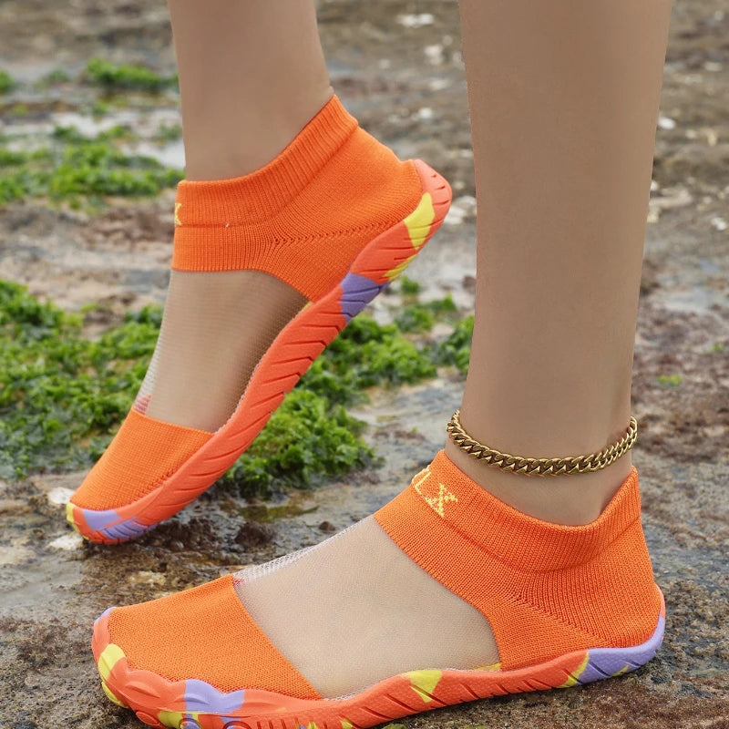 Women's Mesh Breathable Slip-On Water Shoes – Yoga & Beach Women's Water Shoes Axl
