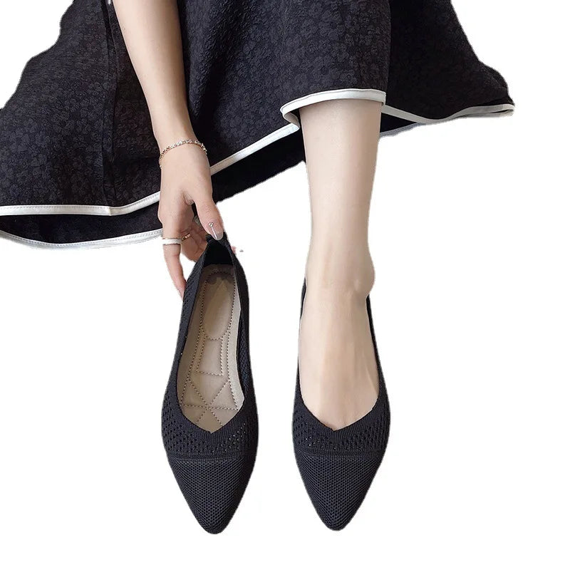 Women's Breathable Mesh Ballet Flats – Slip-On Comfort Loafers Women's Ballet Flats Axl