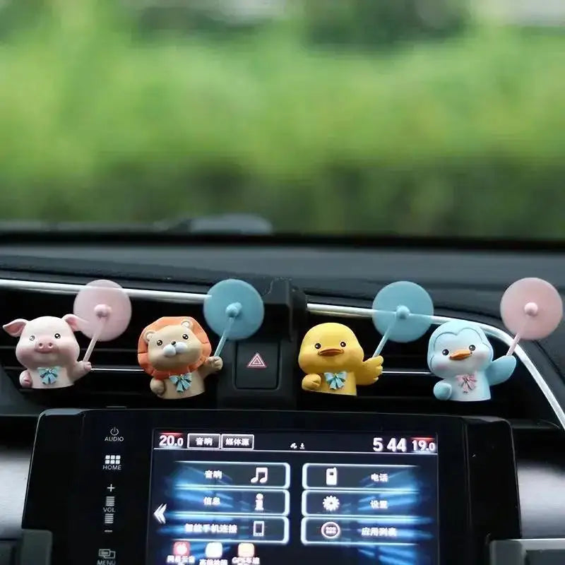 Cute Animal Car Vent Air Freshener – Resin Clip Ornament Car Air Freshener Axl