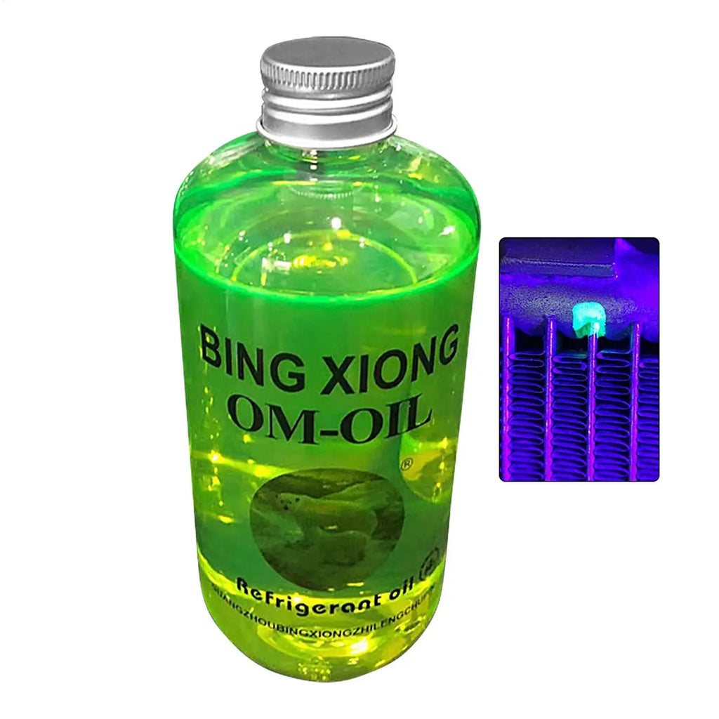 500ml Car AC Fluorescent Leak Detection Oil | Refrigerant Agent AC Leak Detection Oil Axl