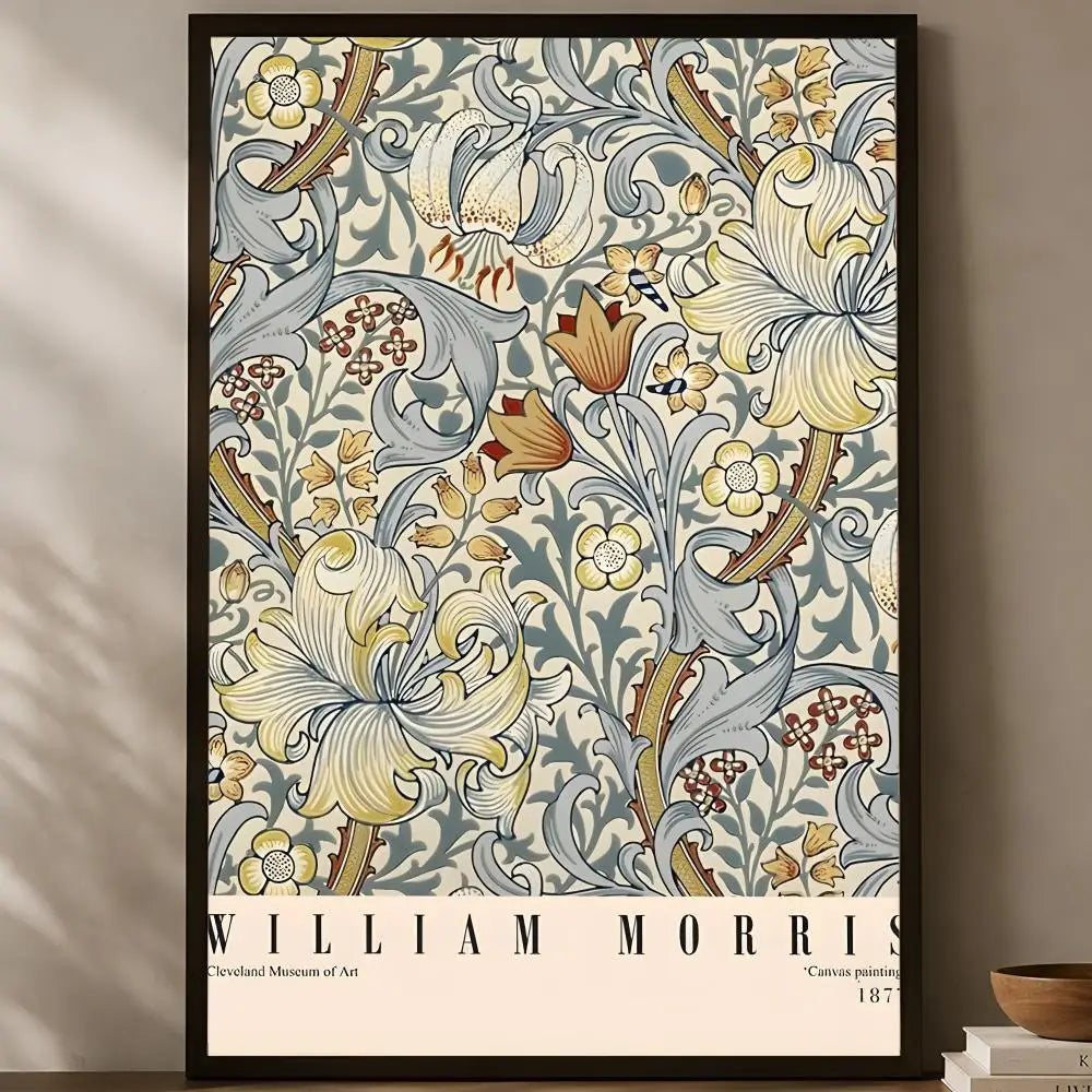 William Morris Self-Stick HD PVC Wall Art Poster | Waterproof