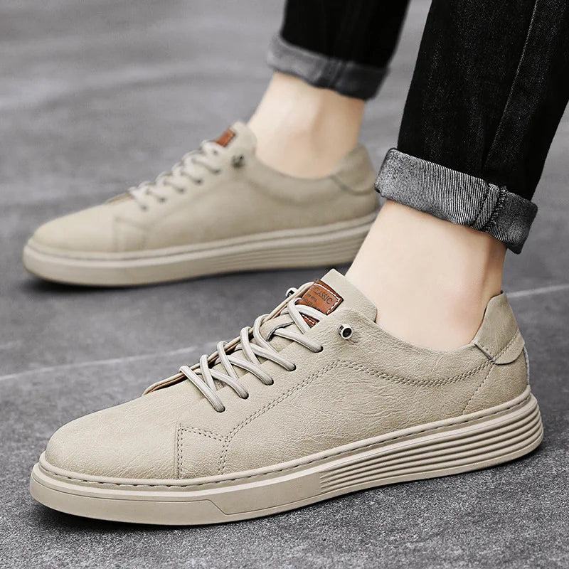 Men's Genuine Leather Lace-Up Oxford Shoes | Sizes 36–47 Men's Oxford Shoes Axl