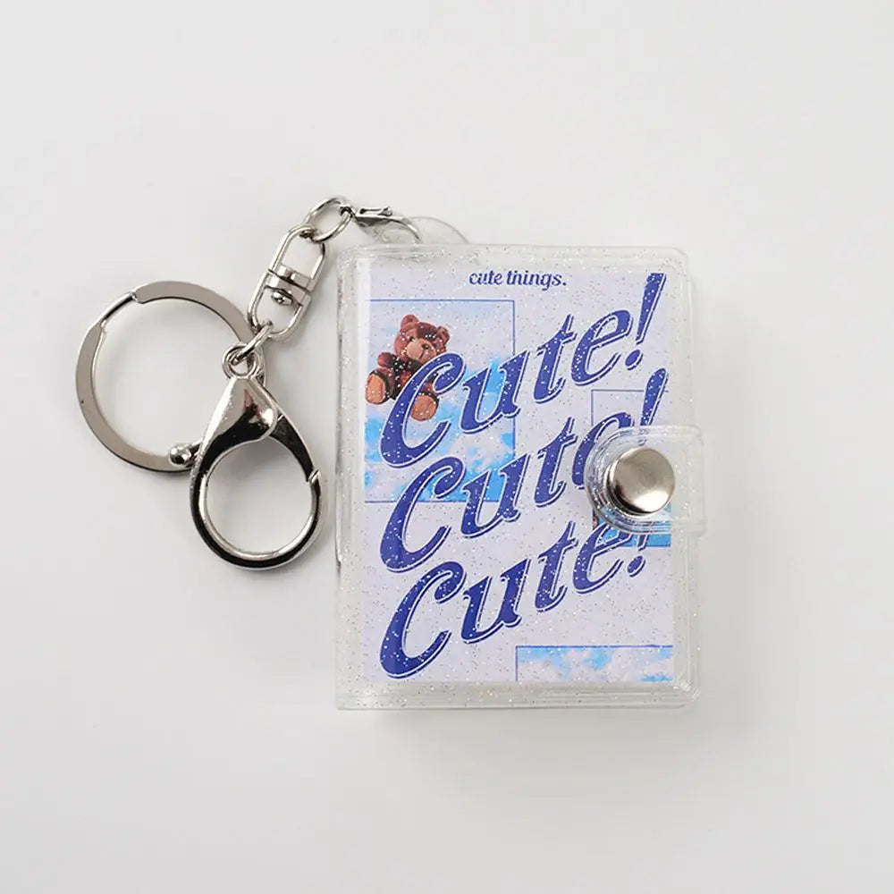 Mini Photo Album Keychain – Holds 20 Photos & Cards Photo Album Keychain Axl 06